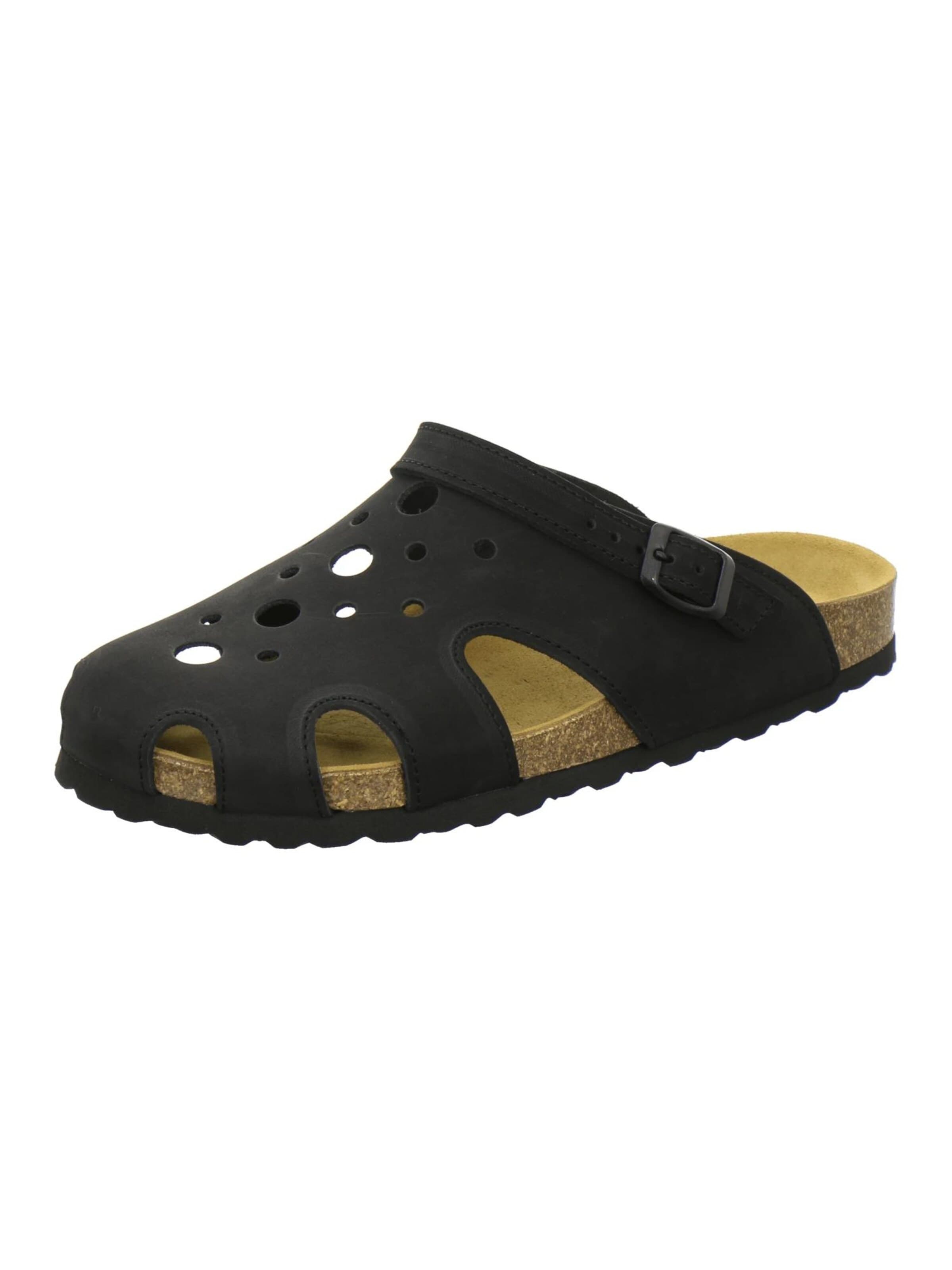 Sabots 'Clogs Herren Arbeitsschuh schwarz' AFS-Schuhe en noir : devant