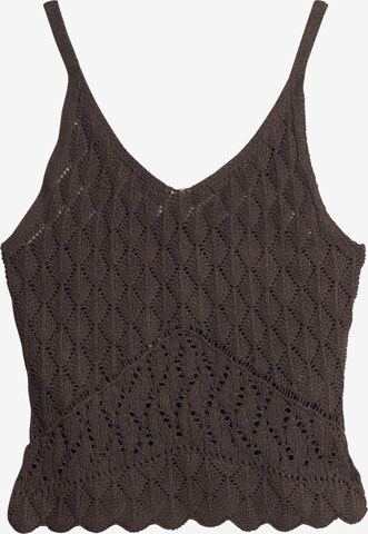 Superdry Knitted Top in Brown: front