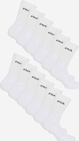FILA Socks in White: front