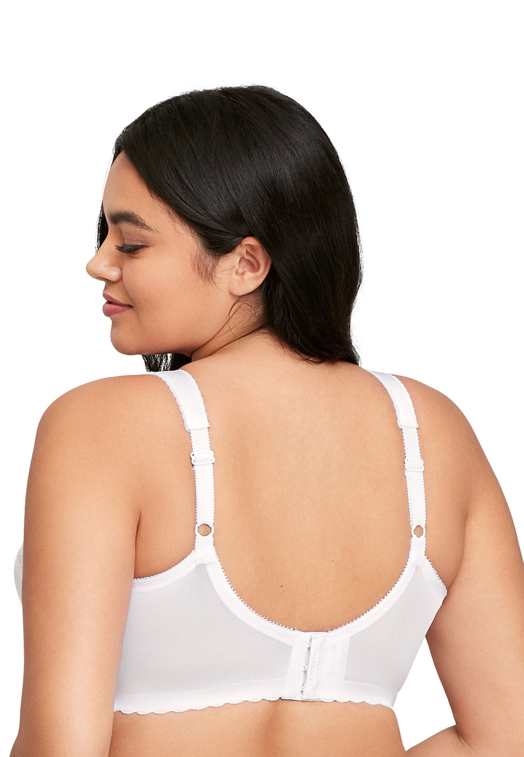 GLAMORISE Minimiser Bra in White