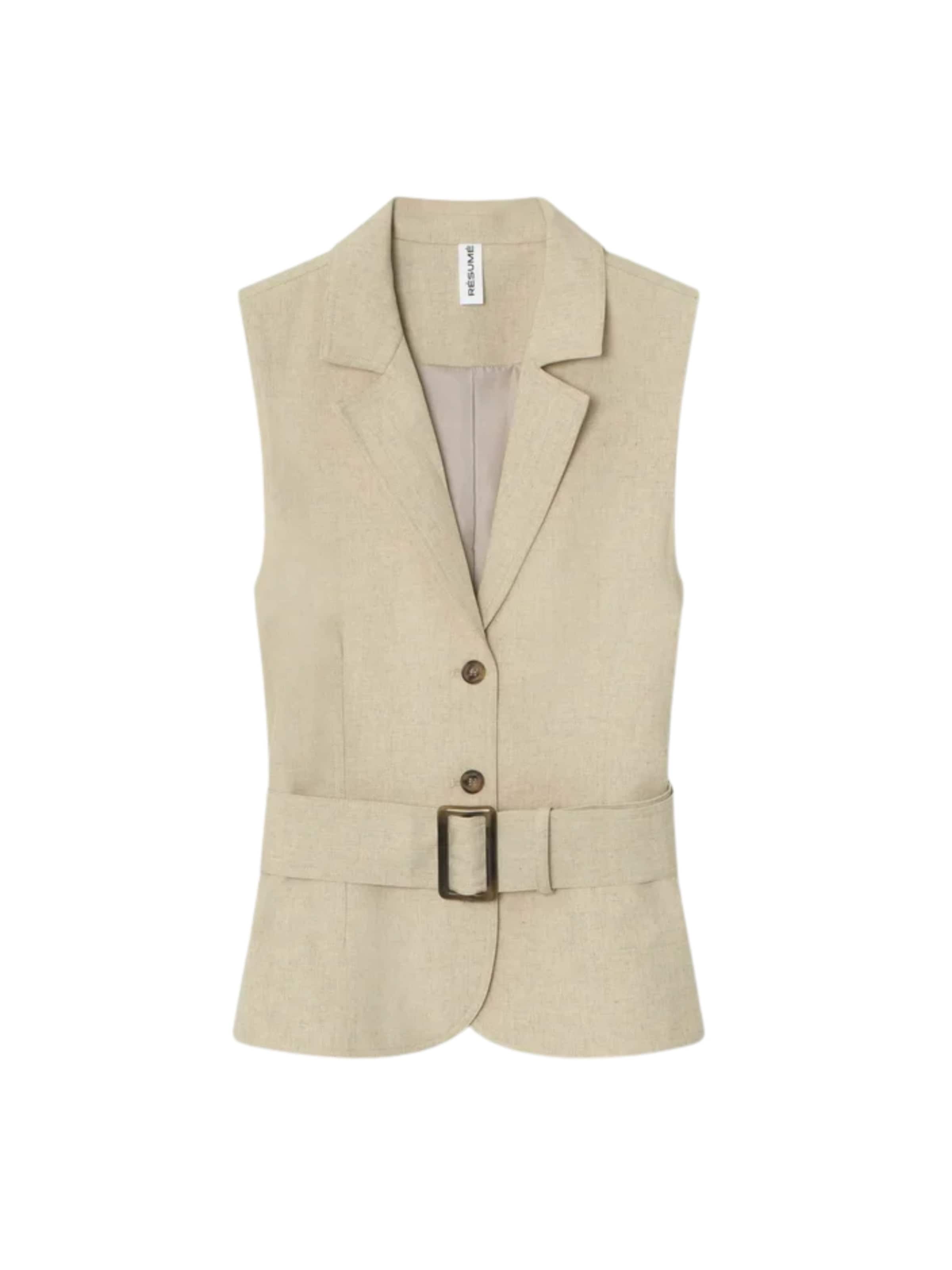 Résumé Vest ' FannieRS ' in hellbeige, Produktansicht