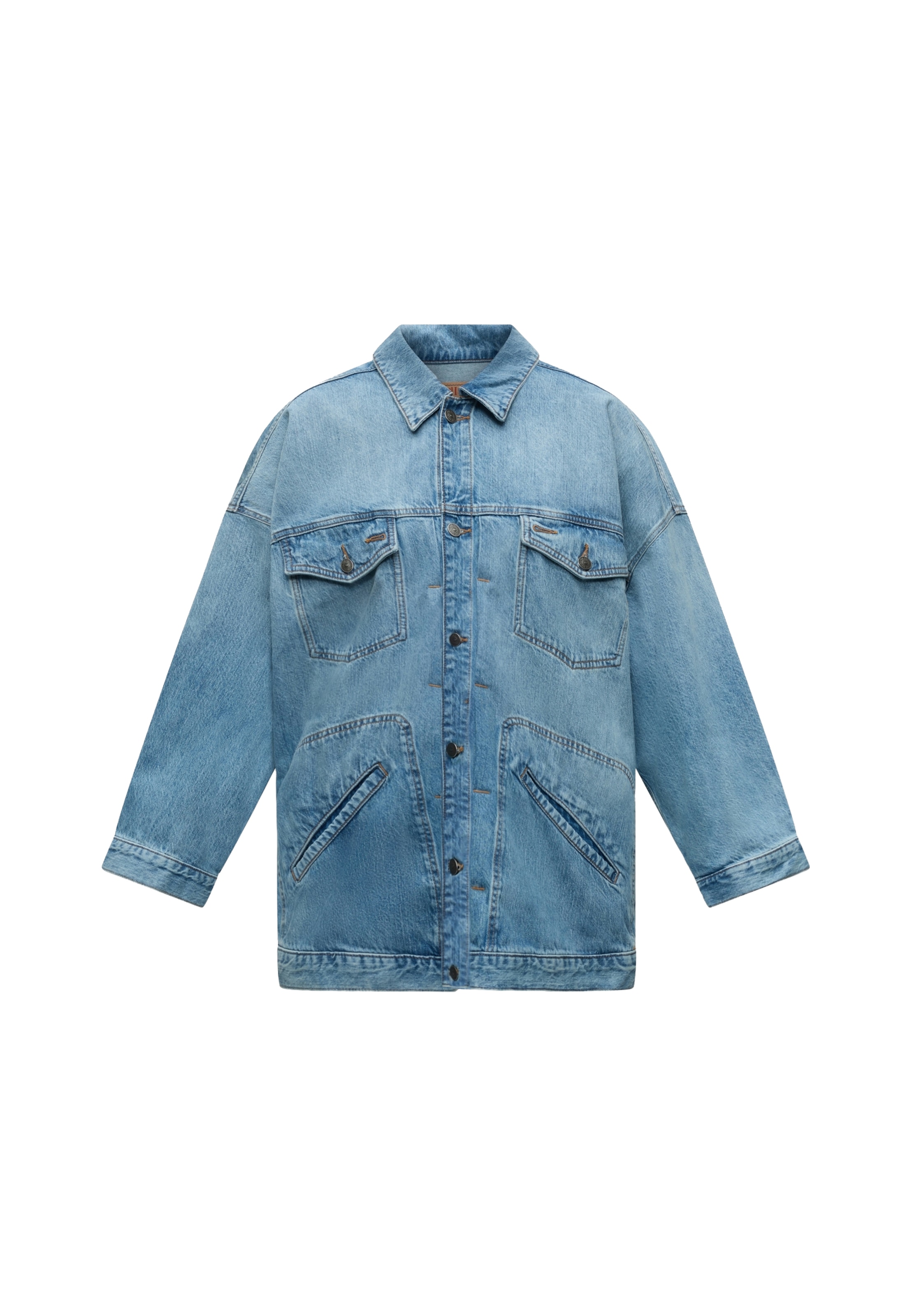 Veste mi-saison DIESEL en bleu : devant