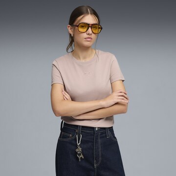 PUMA Shirt 'Essentials' in Beige: voorkant