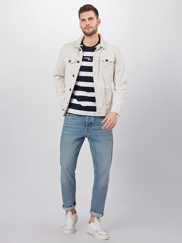 Tommy Jeans Regular fit Majica | modra barva