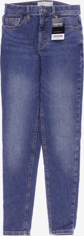 TOPSHOP Jeans in 25 in Blue: front