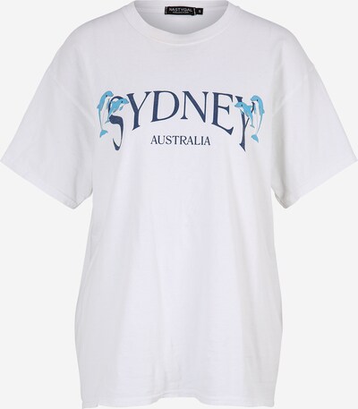 Maglietta 'Sydney' Nasty Gal di colore blu / blu chiaro / bianco, Visualizzazione prodotti