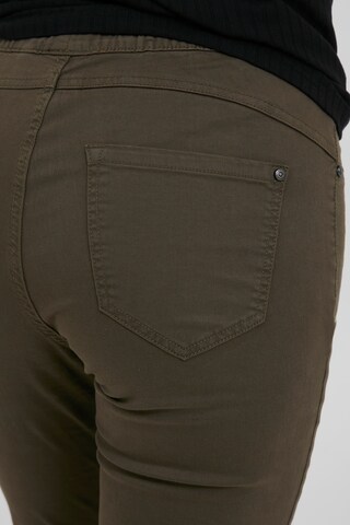 Fransa - Slimfit Pantalón 'FRBASOFDEN' en verde