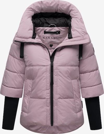 NAVAHOO Winterjacke 'Lotusherz XIV' in XS in rosa / schwarz, Produktansicht