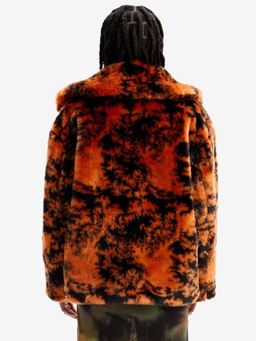 Desigual Winter Coat in Orange