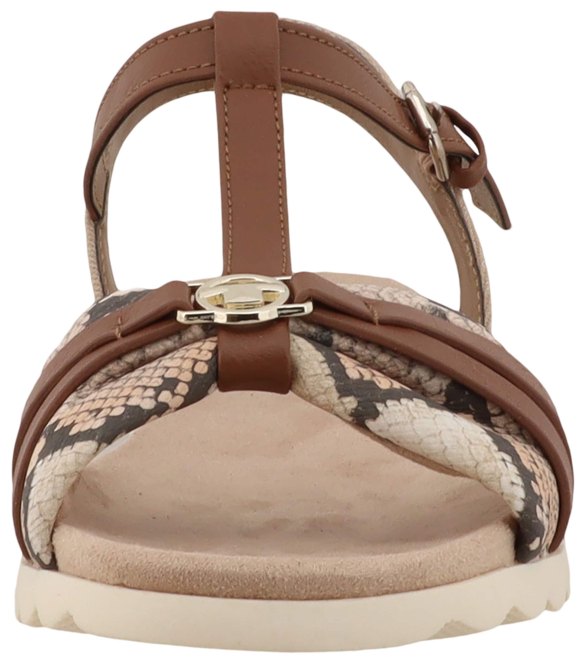 TOM TAILOR Strap Sandals in Beige