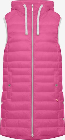 Frieda & Freddies NY Vest 'Little Twister 2' in Pink: front