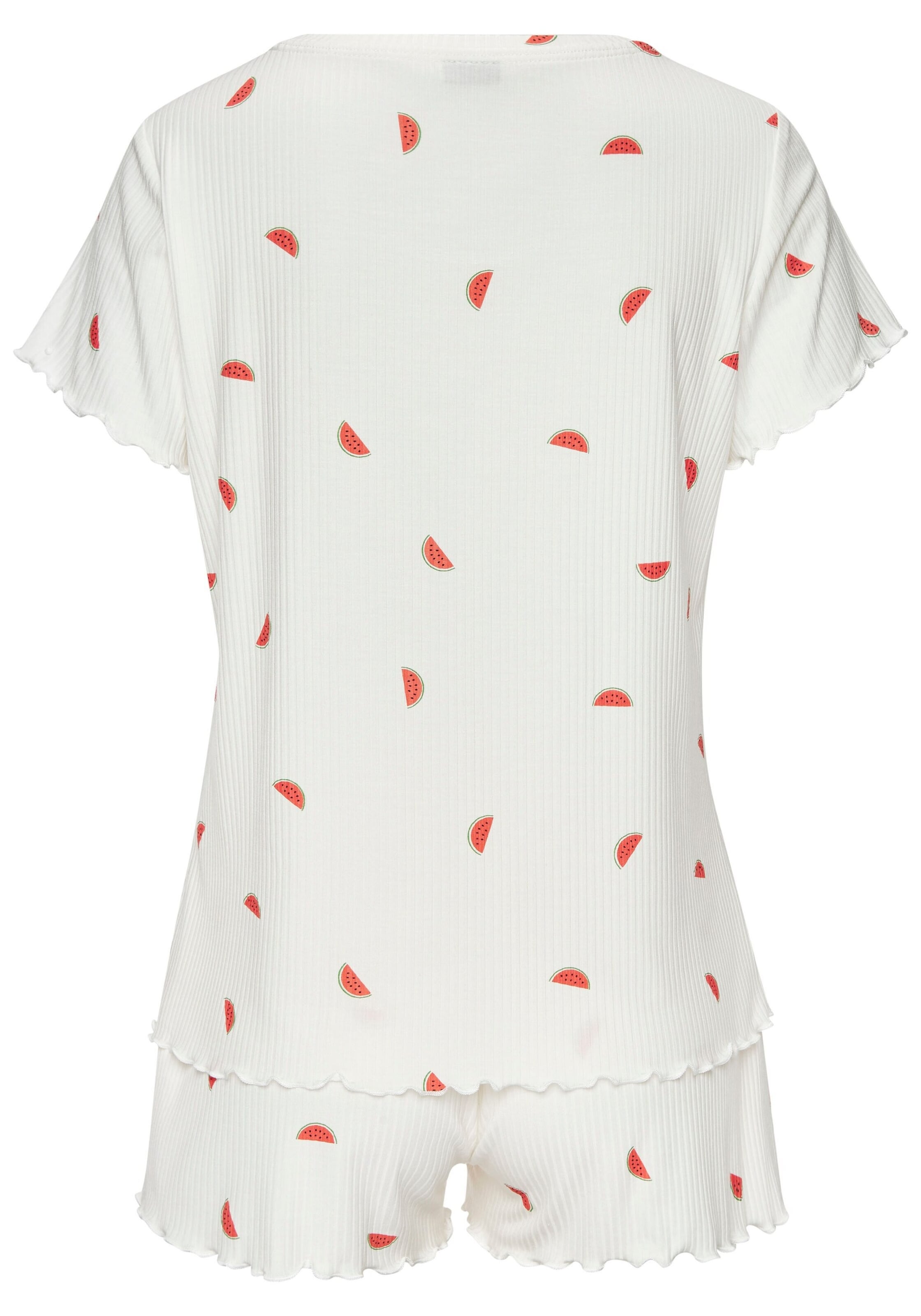 VIVANCE Kort pyjamas i vit