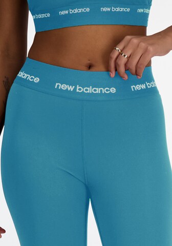 new balance Skinny Workout Pants 'Sleek 25' in Blue
