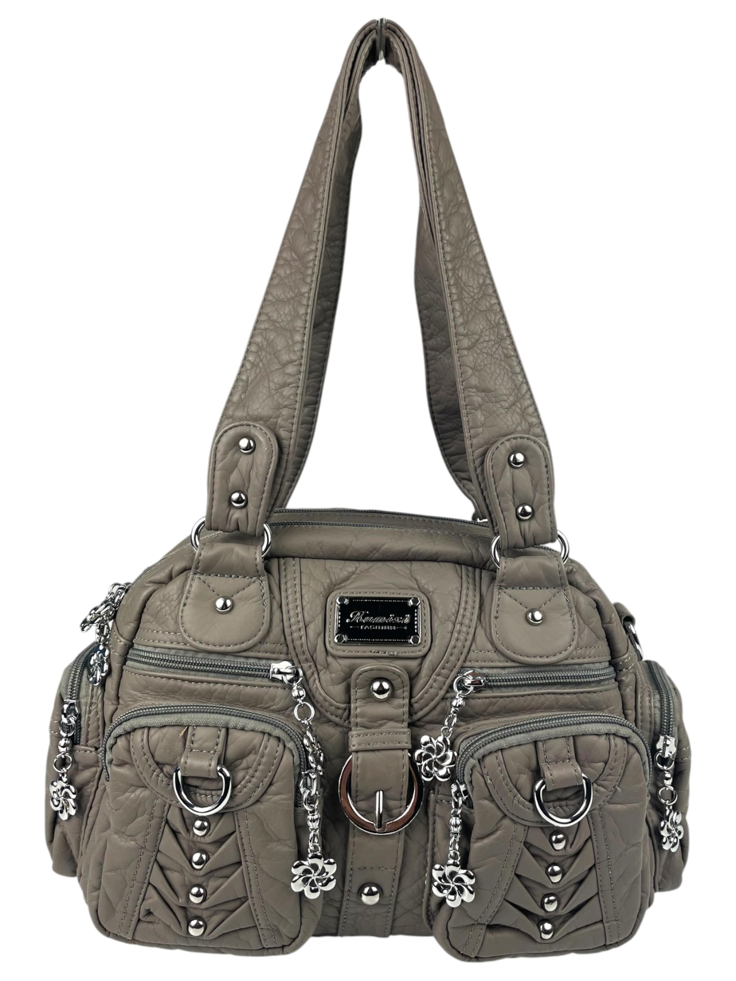 Sacs à main Kumixi en gris : devant