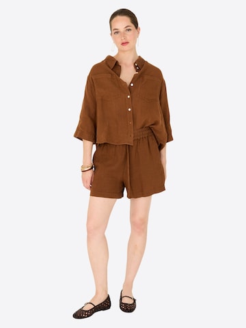 Bellamy Gallery Bluse 'Juno'‌‌‌ in Braun