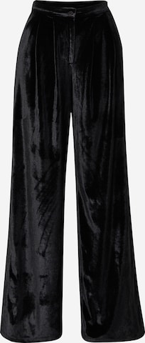 Loosefit Pantaloni con pieghe di Trendyol in nero: frontale
