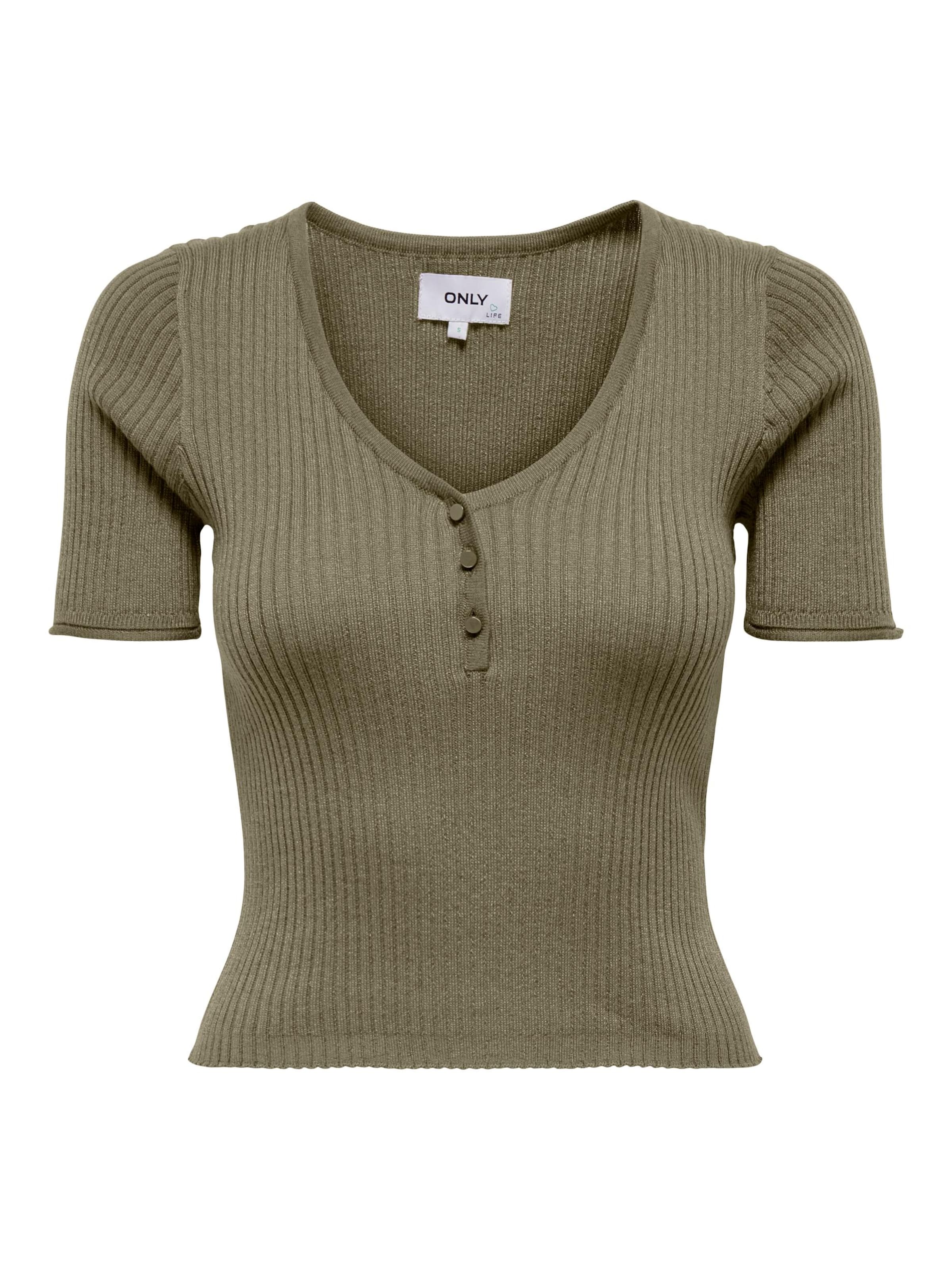 Pull-over 'ALANA' ONLY en vert : devant