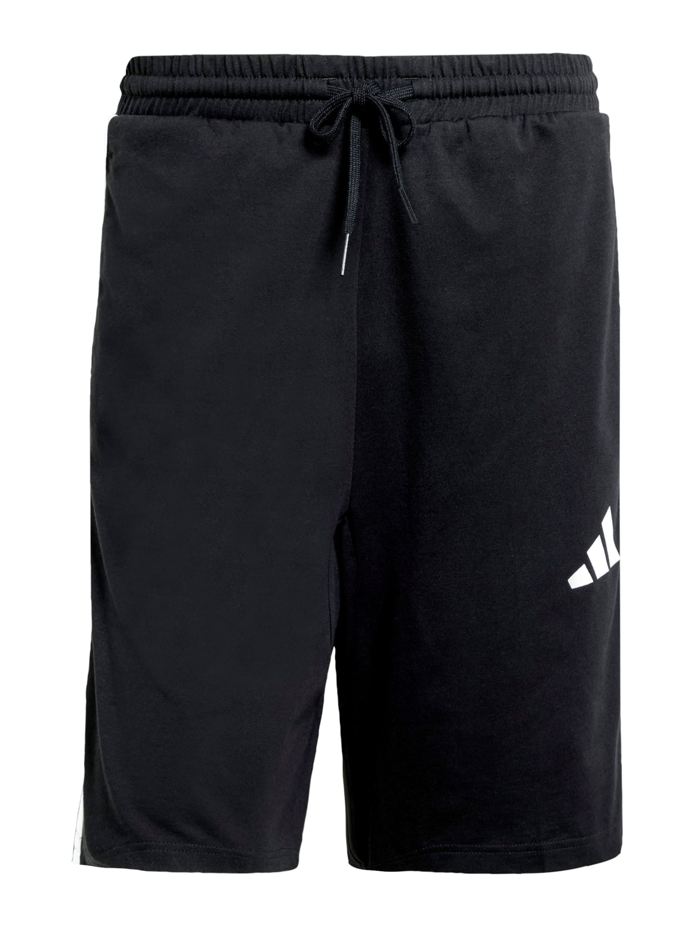 ADIDAS SPORTSWEAR Sportshorts in schwarz / weiß, Produktansicht