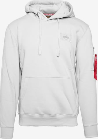 ALPHA INDUSTRIES Sweater in White: front