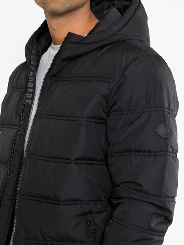 Threadbare Winter Jacket 'Beechwood' in Black