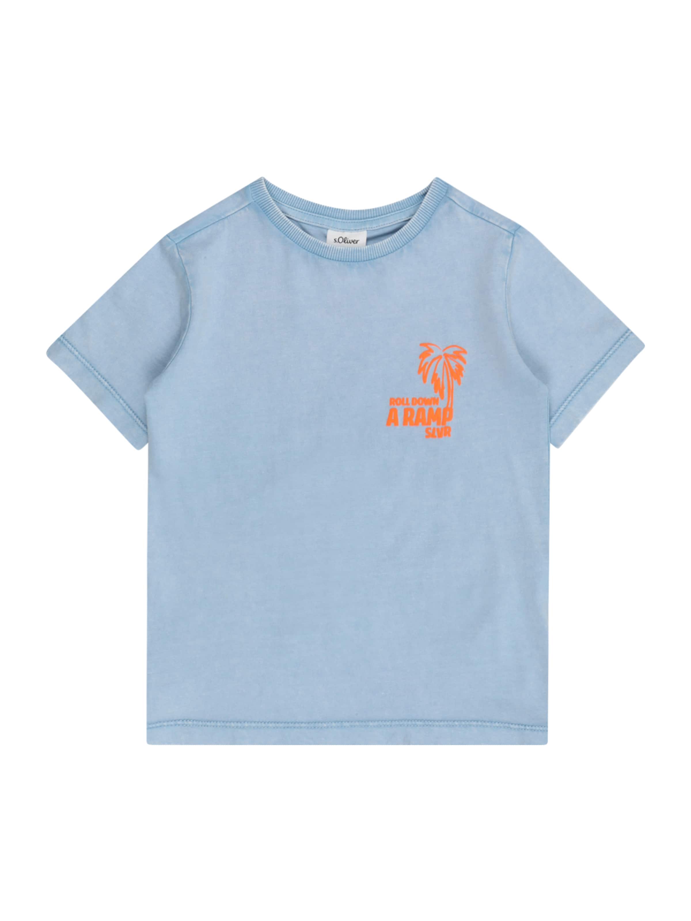 s.Oliver Shirt in Blauw: voorkant