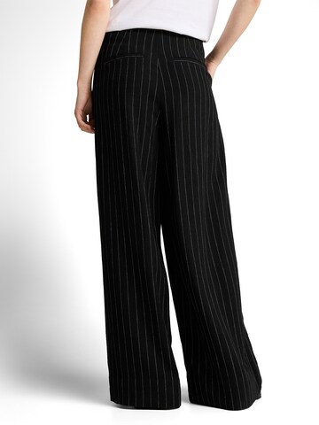 Wide leg Pantaloni de la TOM TAILOR DENIM pe negru