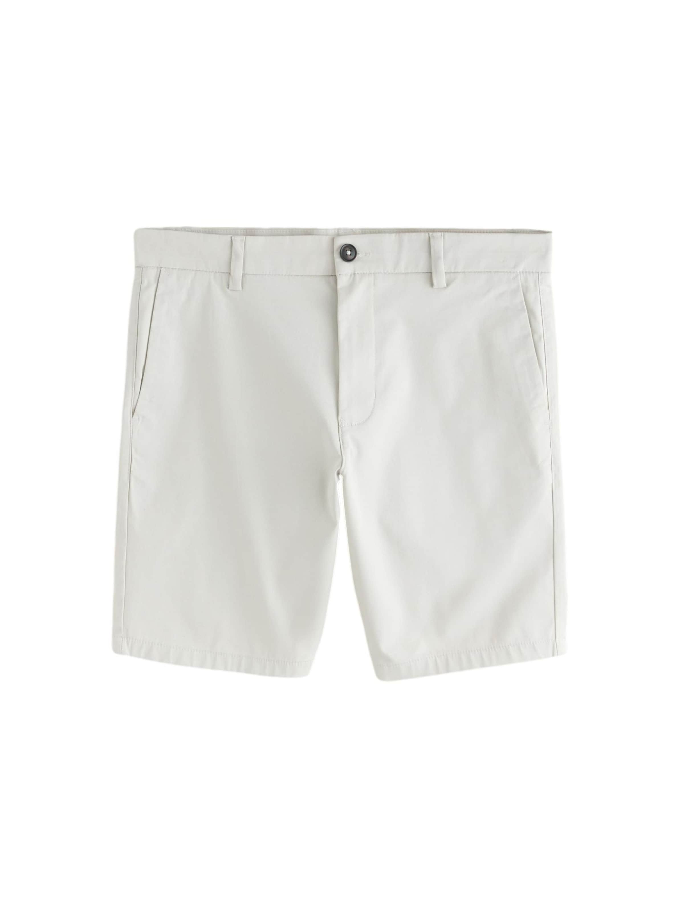 Coupe slim Pantalon chino Next en blanc : devant