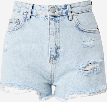 Trendyol Regular Shorts in Blau: predná strana