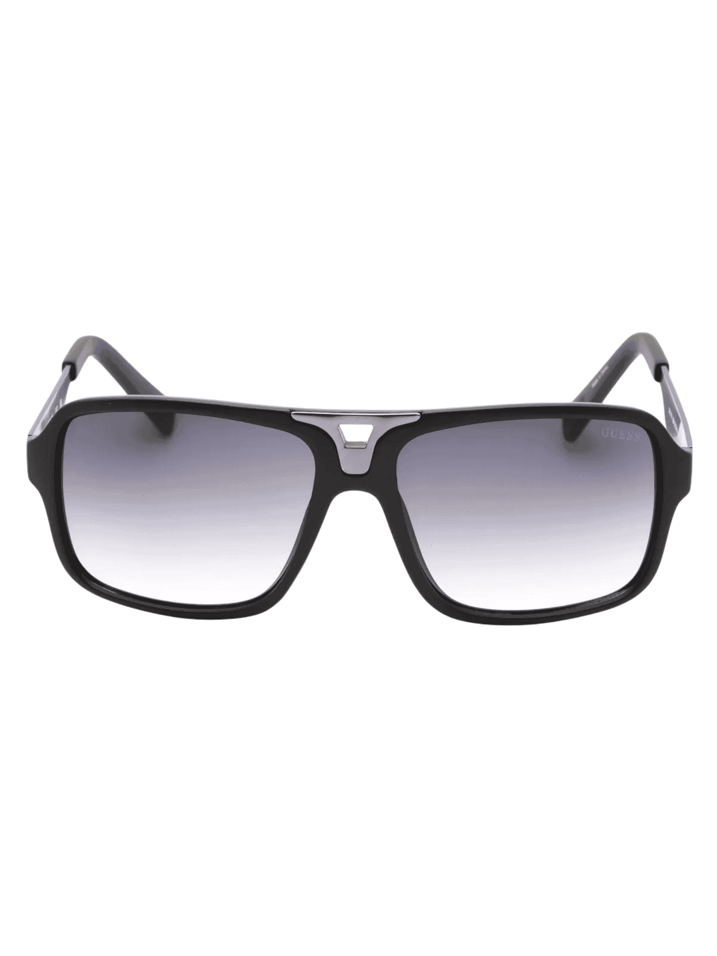 Lunettes de soleil GUESS en noir : devant