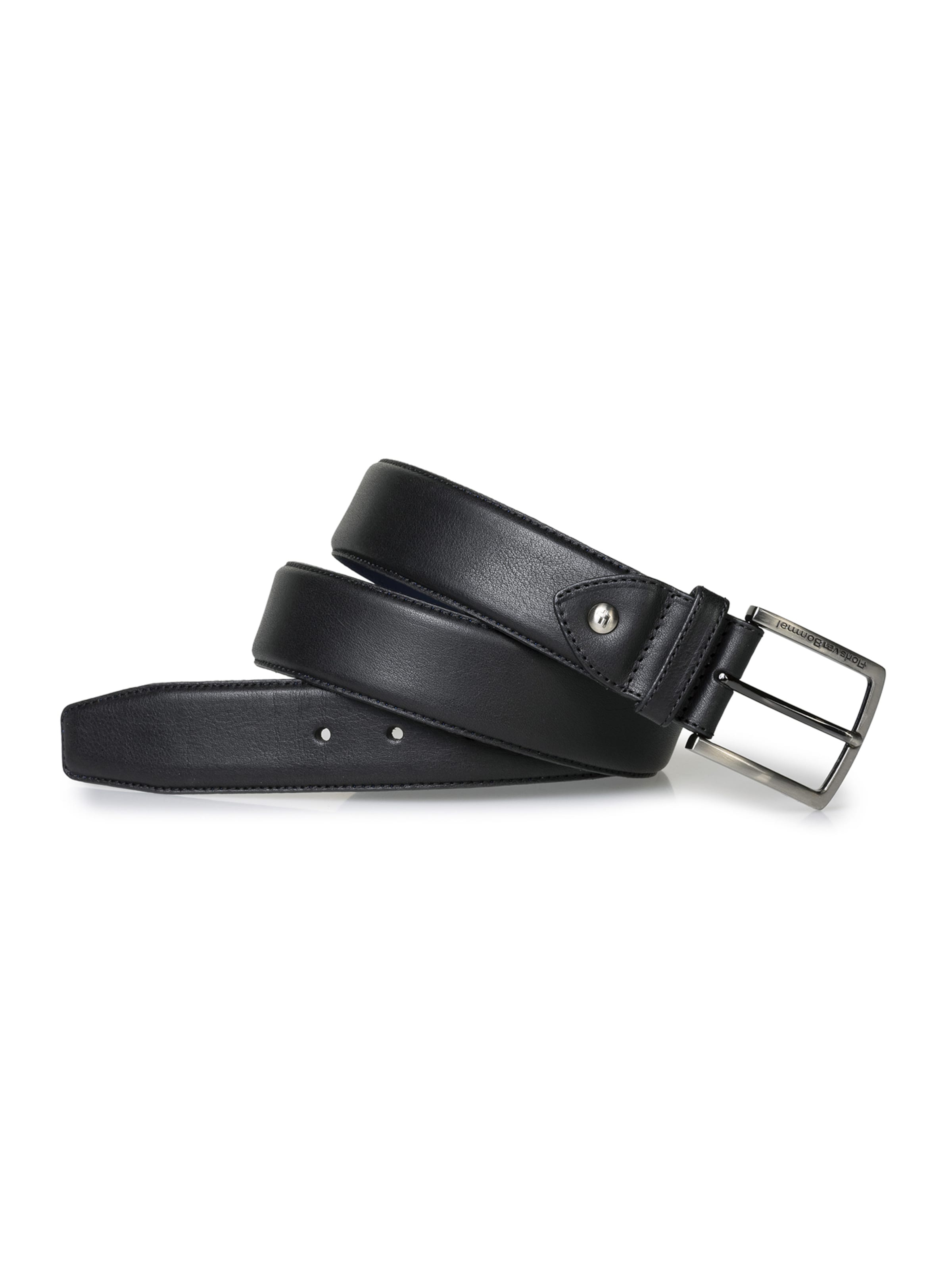 Floris van Bommel Riem 'De Belter 67' in de kleur Zwart, Productweergave
