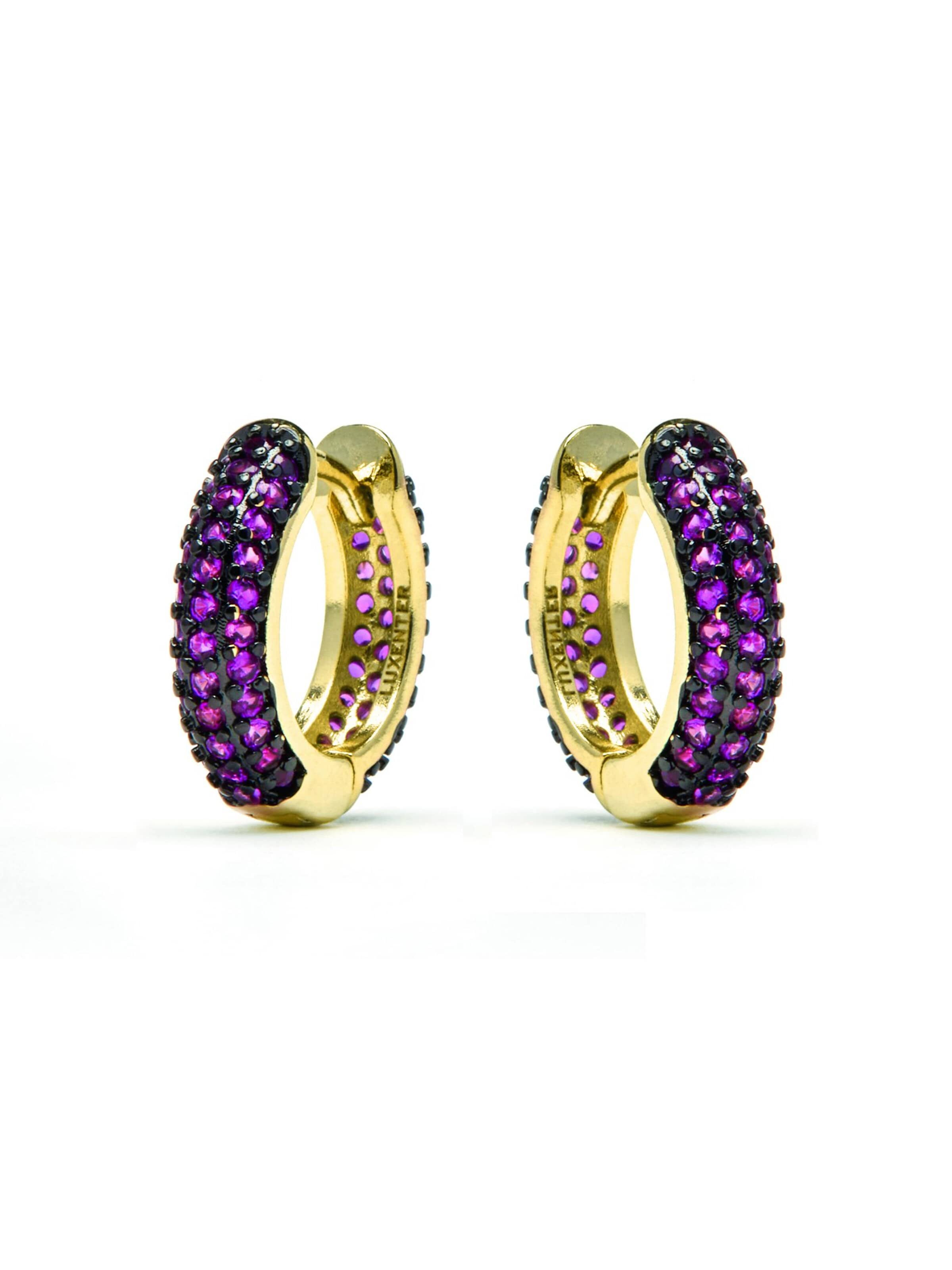 LUXBYLUX Earrings in Purple