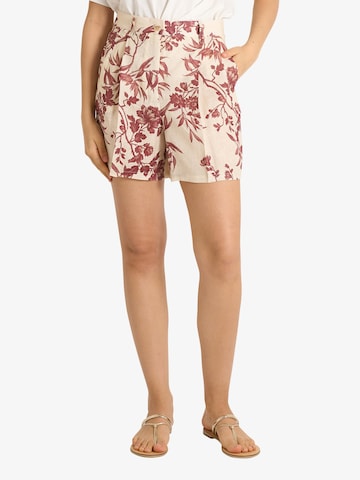 Semicouture Regular Pantalon in Beige: voorkant