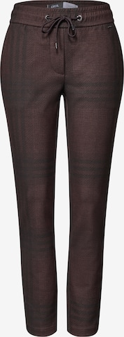 CECIL Slimfit Hose 'Tracey' in Rot: Vorderseite
