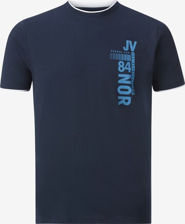 Jan Vanderstorm T-Shirt ' Flemming ' in Blau: predná strana