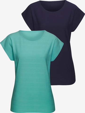 T-shirt VIVANCE en bleu : devant