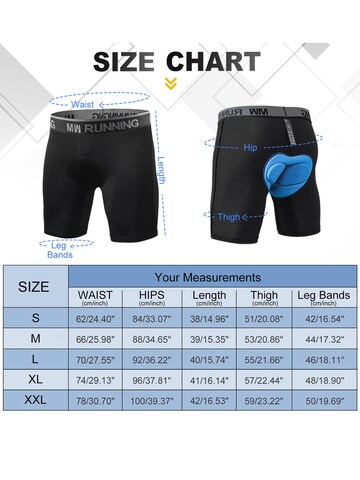 MEETWEE Slimfit Sportbroek in Zwart