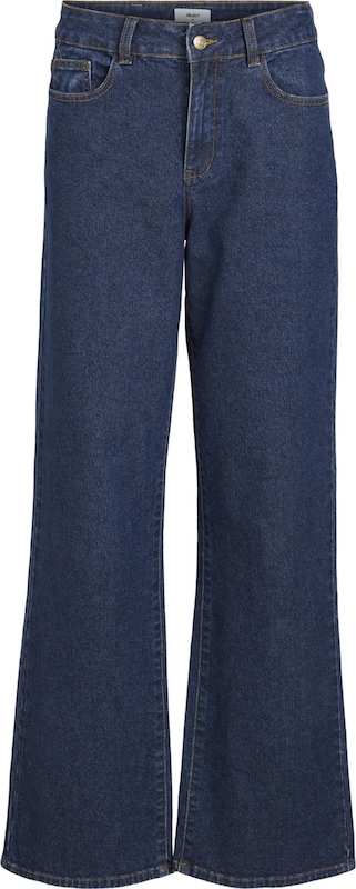 OBJECT Wide Leg Jeans 'Marina' in Blau
