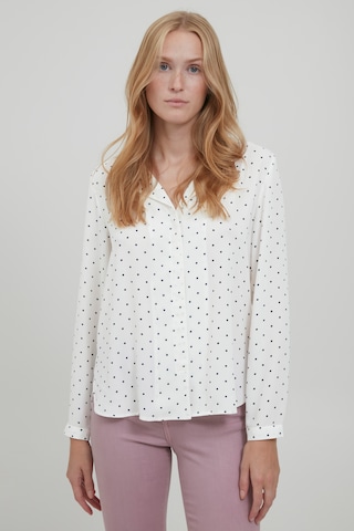 Camicia da donna 'Hialice' di b.young in bianco: frontale