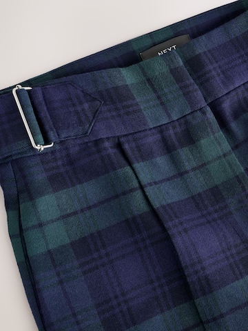 Next Wide leg Pleat-front trousers 'Smart' in Blue