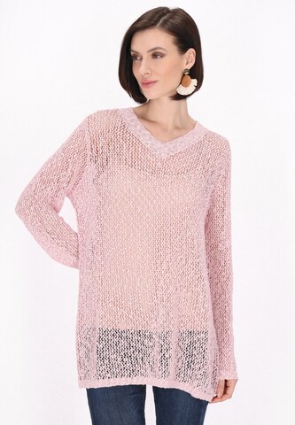 usha FESTIVAL Sweater 'Fashion Lover' in Pink: front