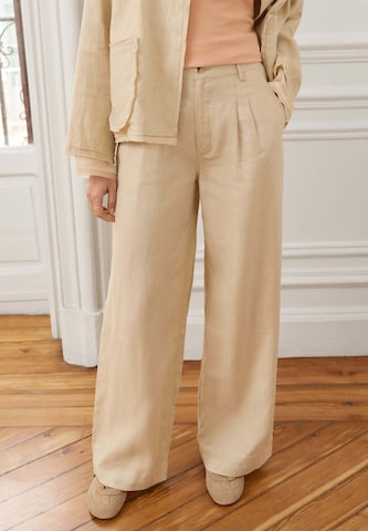 Pepe Jeans - Pierna ancha Pantalón 'Katy' en beige