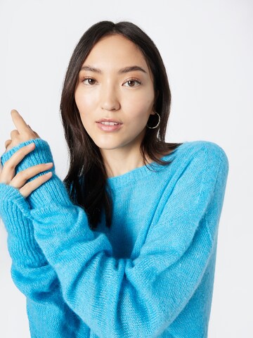 120% Lino Pullover in Blau