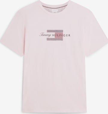 TOMMY HILFIGER - Camisa em rosa: frente