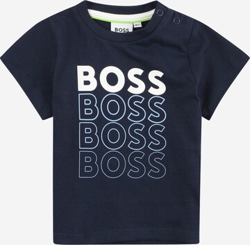 BOSS Shirt in Blauw: voorkant