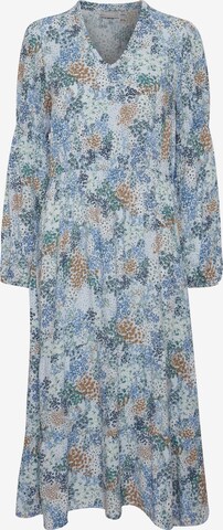 Fransa Shirt Dress in Blue: front