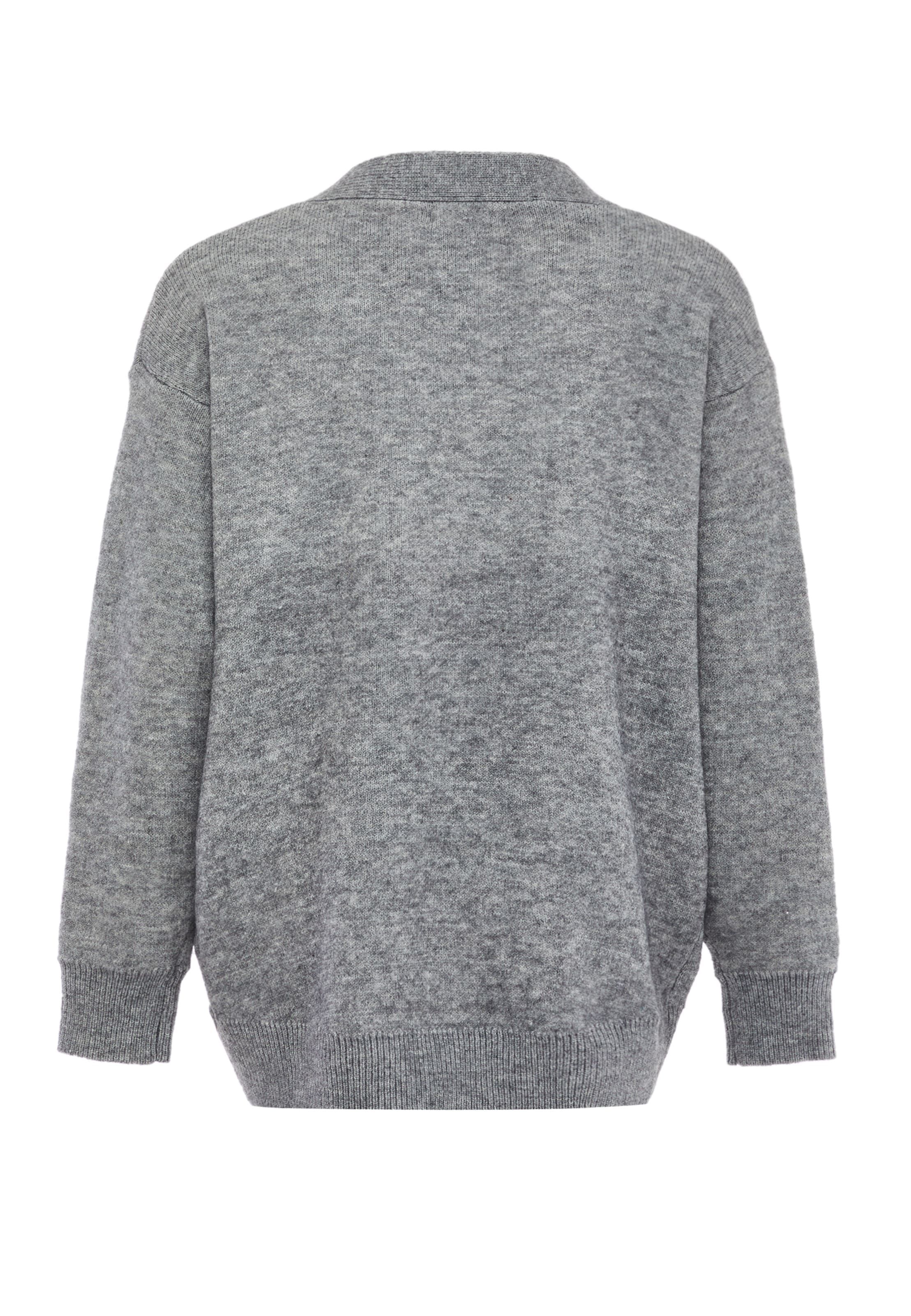 caissa - Casaco de malha em cinzento