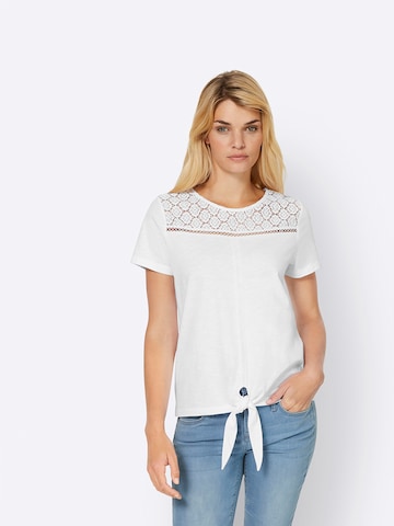 heine Shirt in White: front