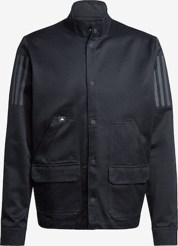 ADIDAS PERFORMANCE Athletic Jacket 'Trackstand Utility' in Black: front