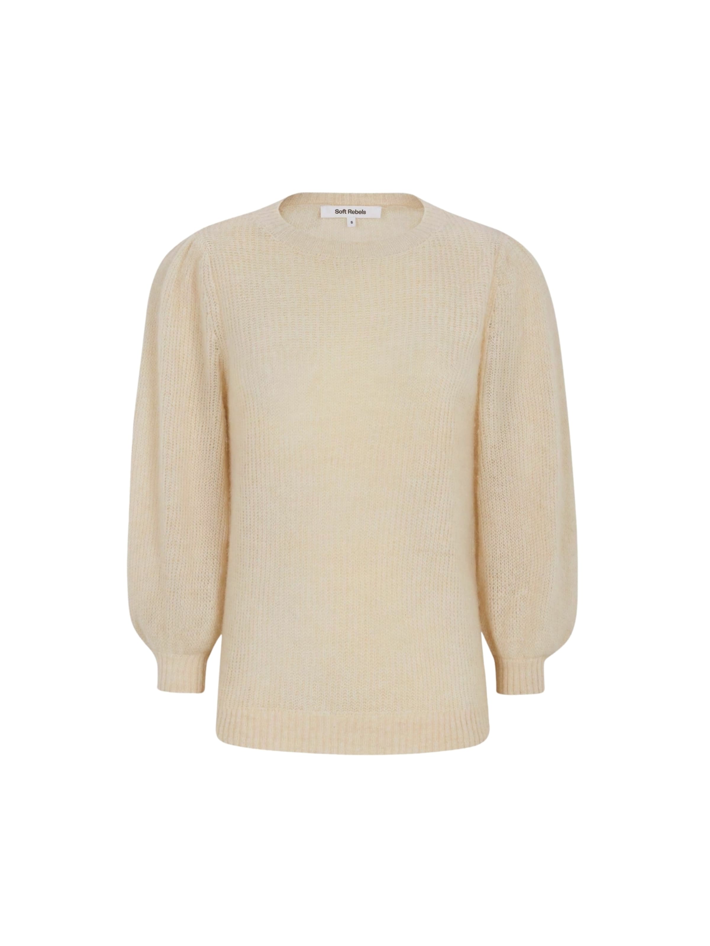 Pullover ' SRTrish ' di Soft Rebels in beige: frontale
