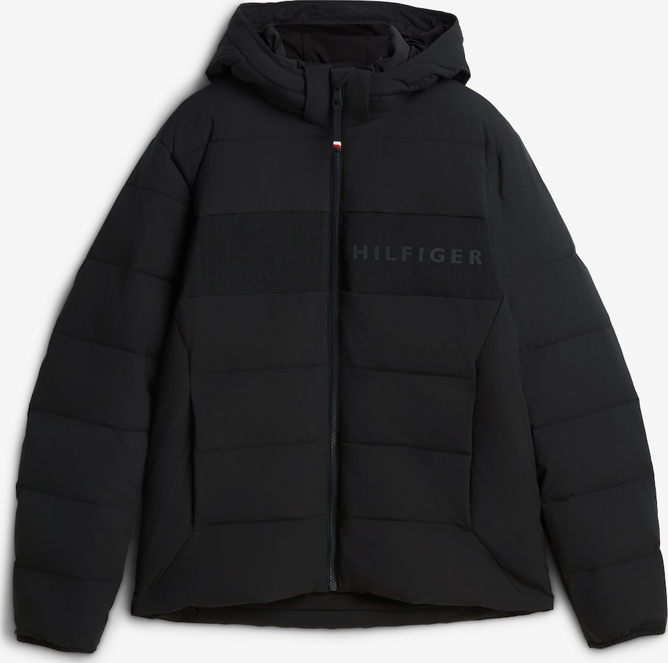 Geacă de iarnă de la TOMMY HILFIGER pe negru: față